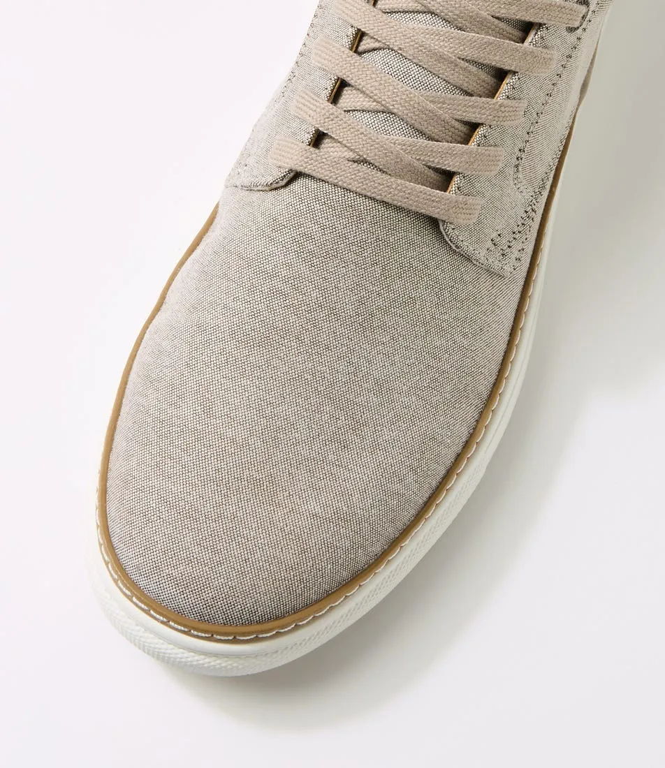 COLORADO Plusma Taupe Canvas Sneakers