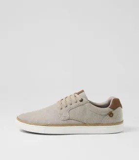 COLORADO Plusma Taupe Canvas Sneakers