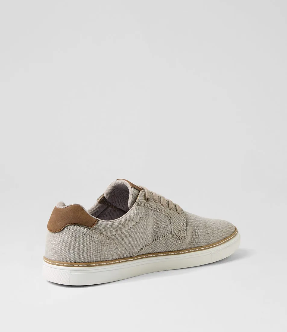 COLORADO Plusma Taupe Canvas Sneakers