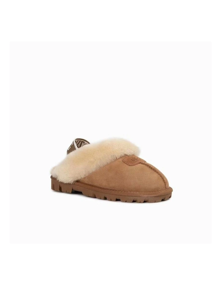 Coquette Slipper in Chestnut