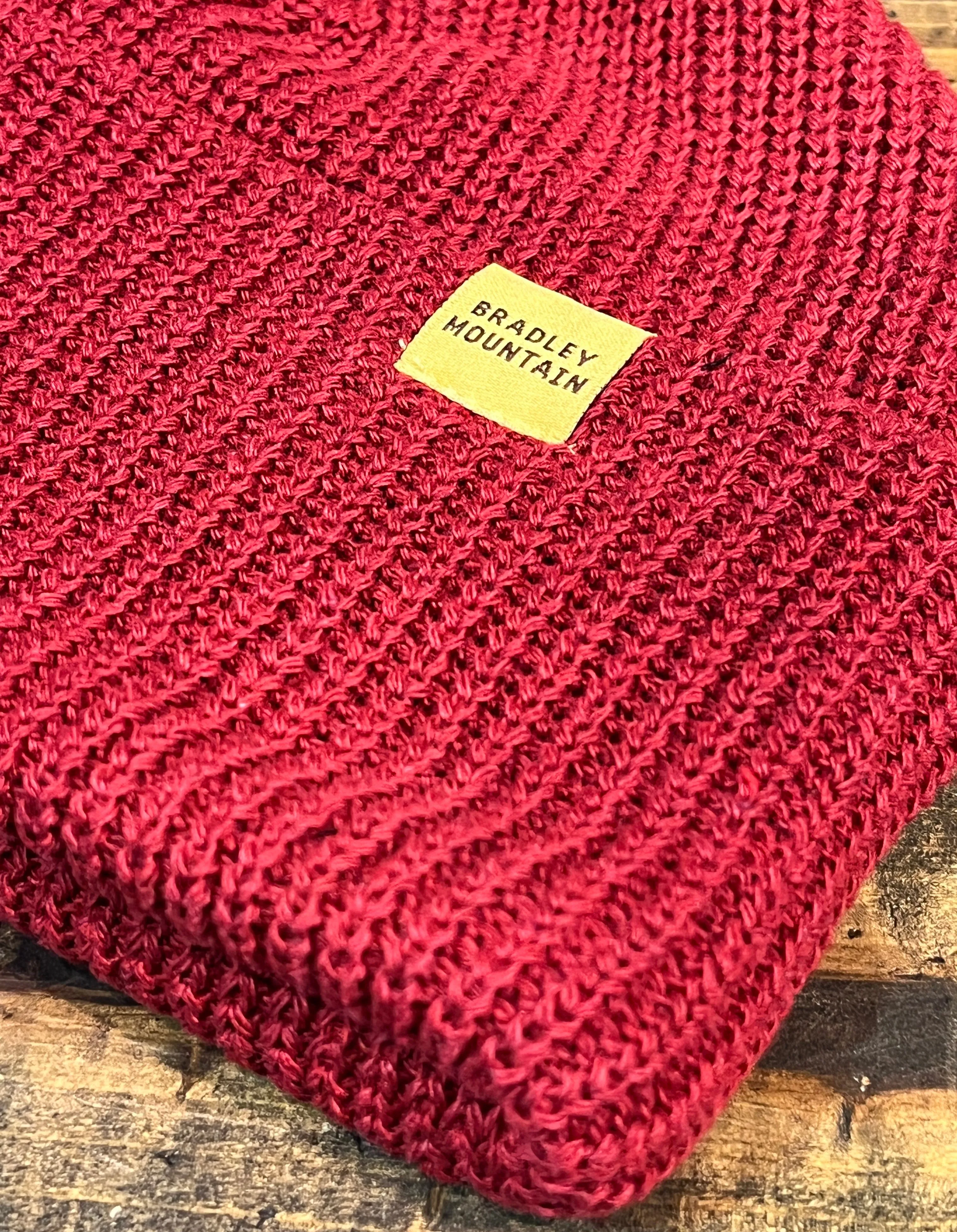 Cotton Watch Cap - Red