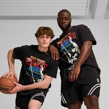 Crowd Craze Men's Basketball Tee | PUMA Black | PUMA Basketball | PUMA 