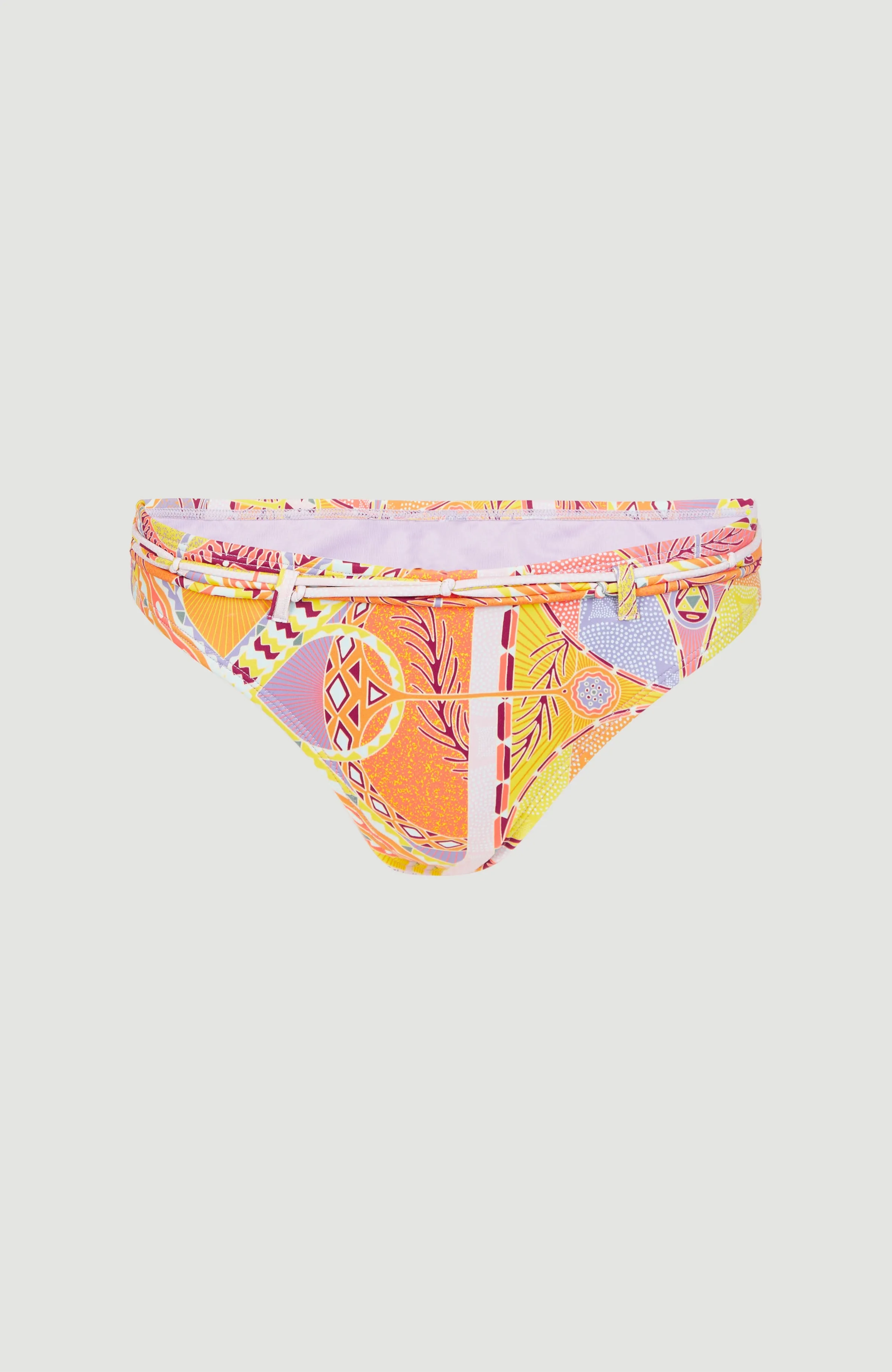 Cruz Bikini Bottoms | Yellow Scarf Print