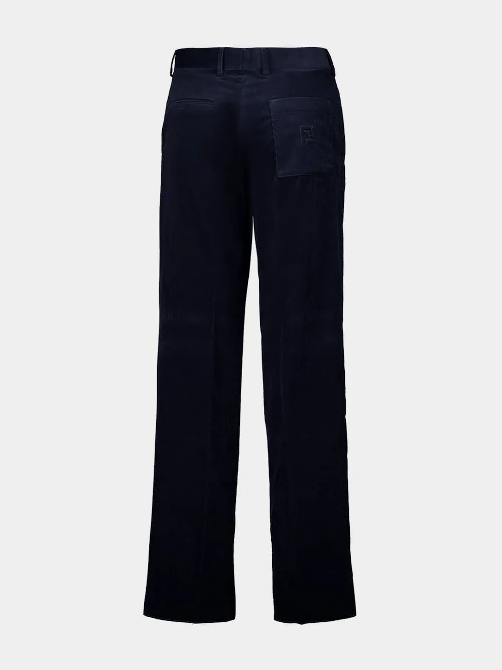 Dark Blue Corduroy Trousers