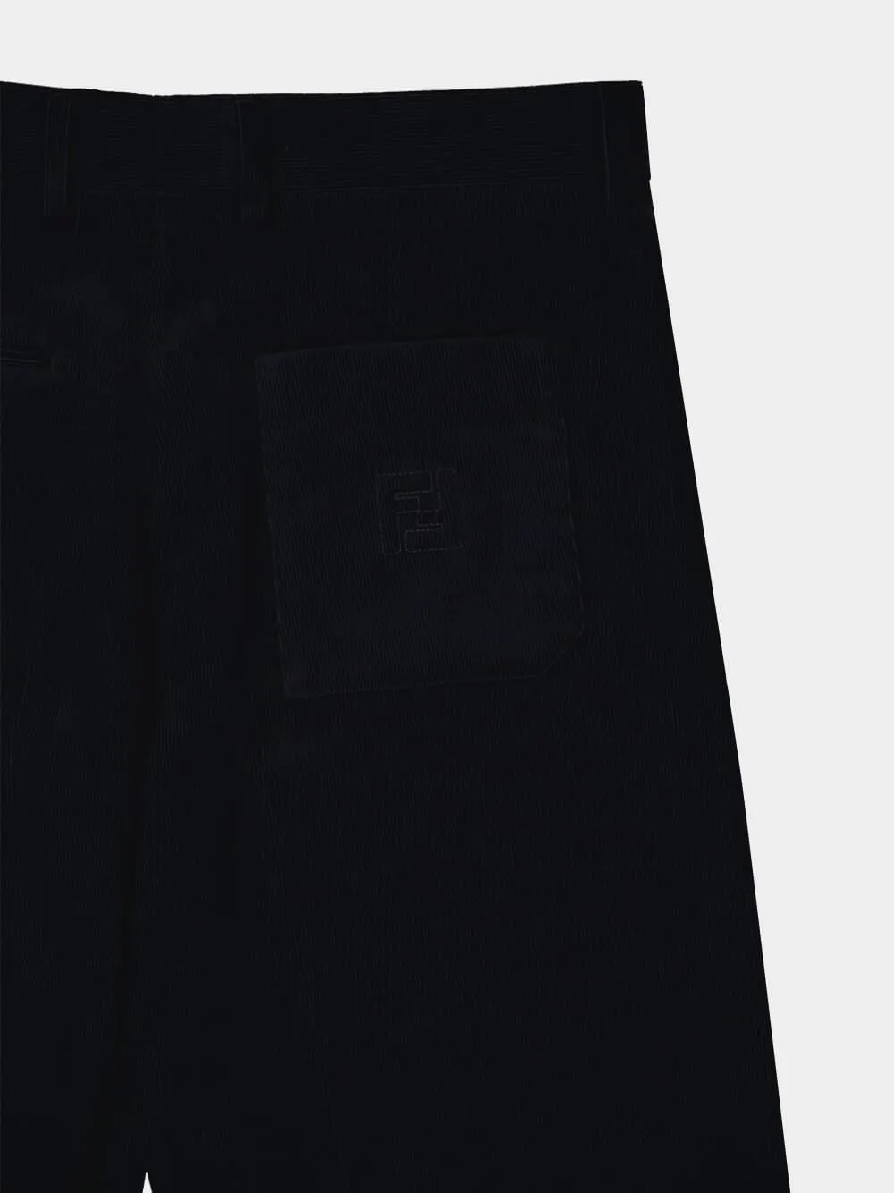 Dark Blue Corduroy Trousers