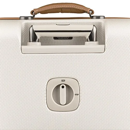 Delsey Luggage Chatelet 21 Inch Carry-On Spinner (One size, Cream/Tan)