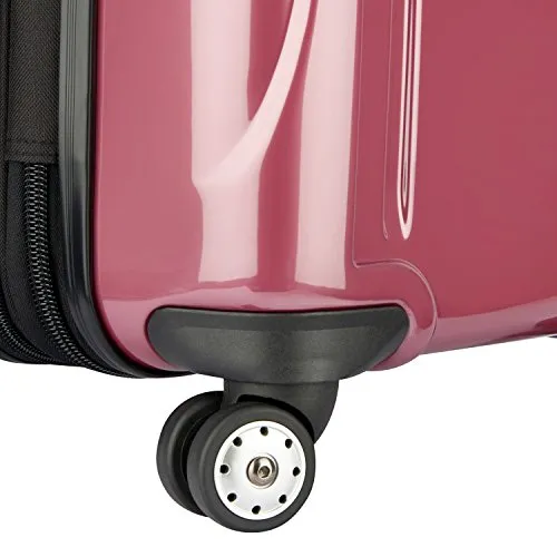 Delsey Luggage Helium Aero International Carry On Expandable Spinner Trolley, Peony