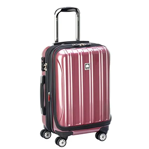 Delsey Luggage Helium Aero International Carry On Expandable Spinner Trolley, Peony