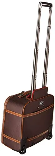 DELSEY Paris Chatelet Soft Air Luggage Under-Seater with 2 Wheels, Chocolate, Carry-on 16 Inch