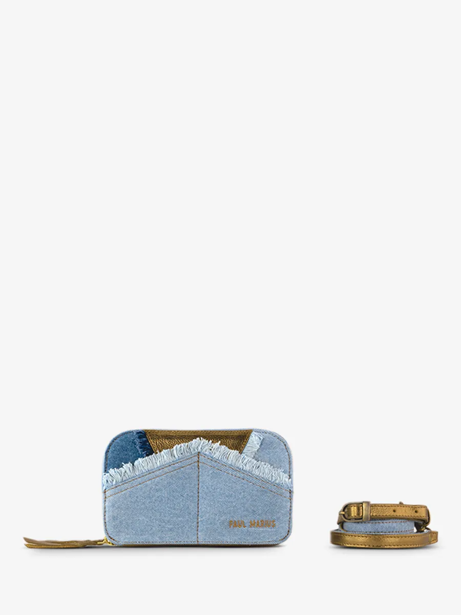 Denim and Leather Belt Bag Women - Paula Denim | PAUL MARIUS