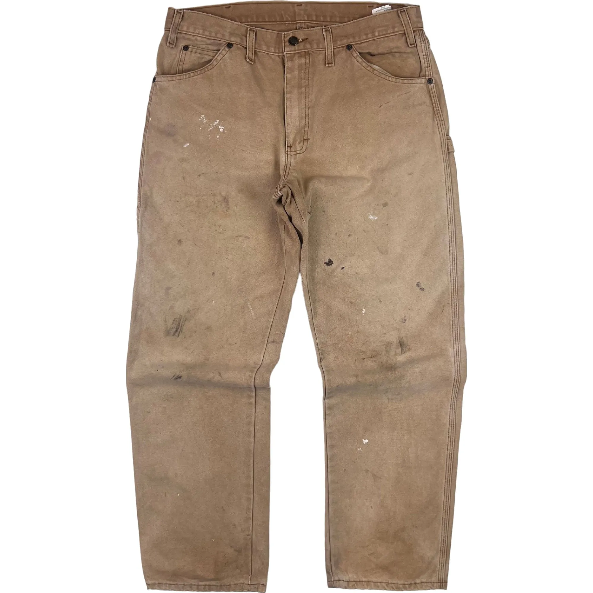 Dickies Carpenter Workwear Trousers Beige