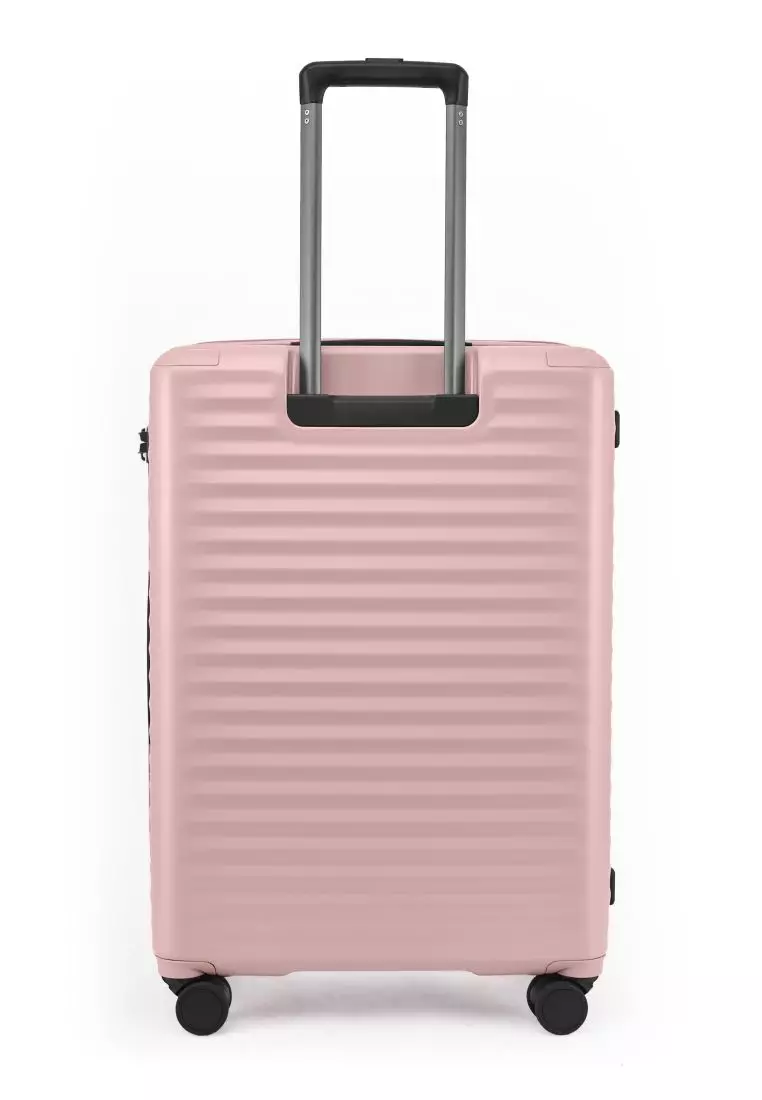 ECHOLAC Echolac Celestra XA 24" Medium Luggage Expandable Spinner With Brake (Pink)