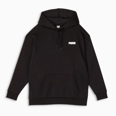 Essentials Relaxed Women's Fleece Hoodie | PUMA Black | PUMA Women | PUMA 