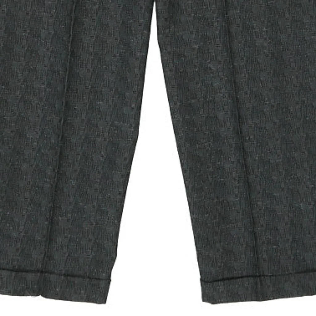 Fortex Trousers - 28W 33L Green Wool Blend