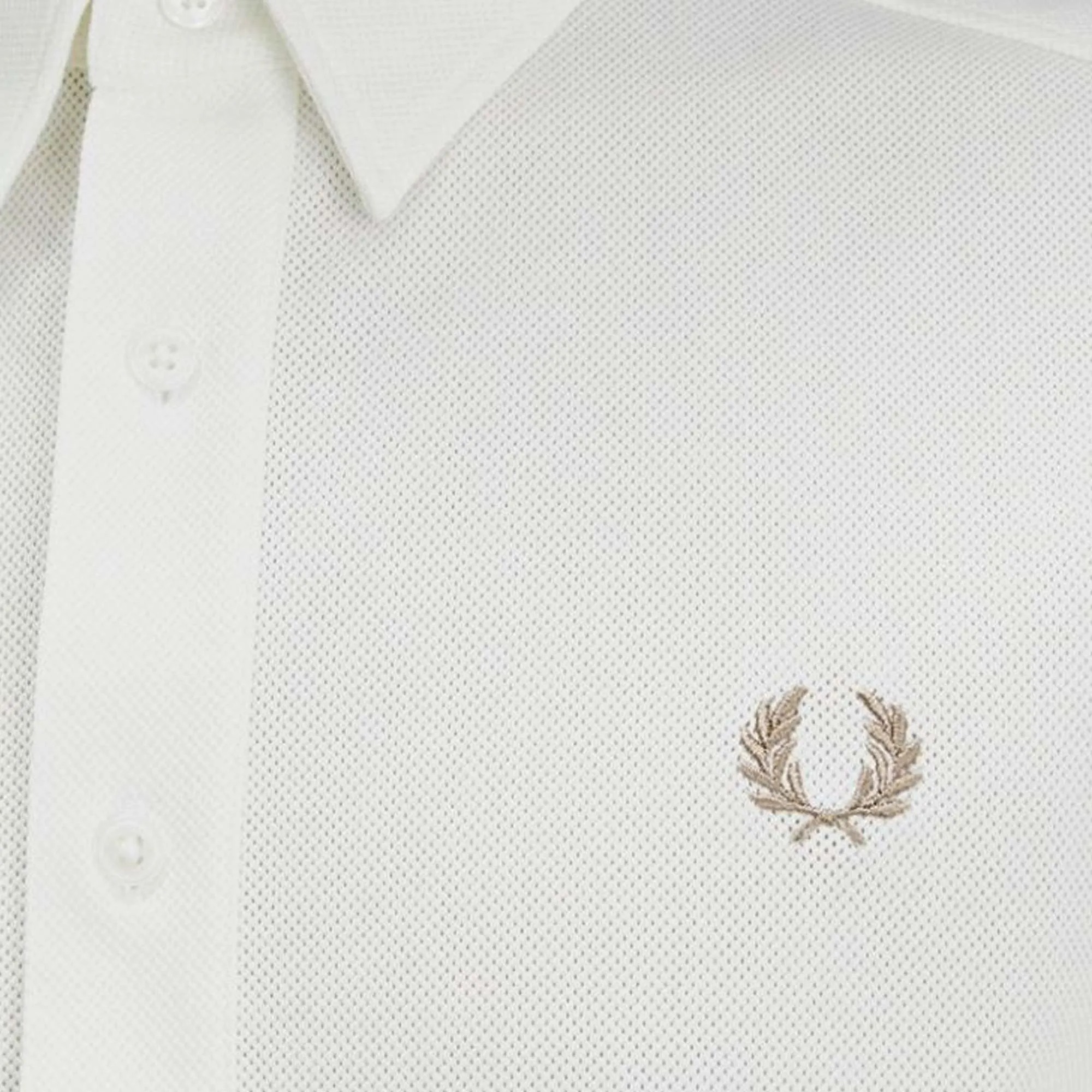 Fred Perry  Pullover Shirt - Snow White