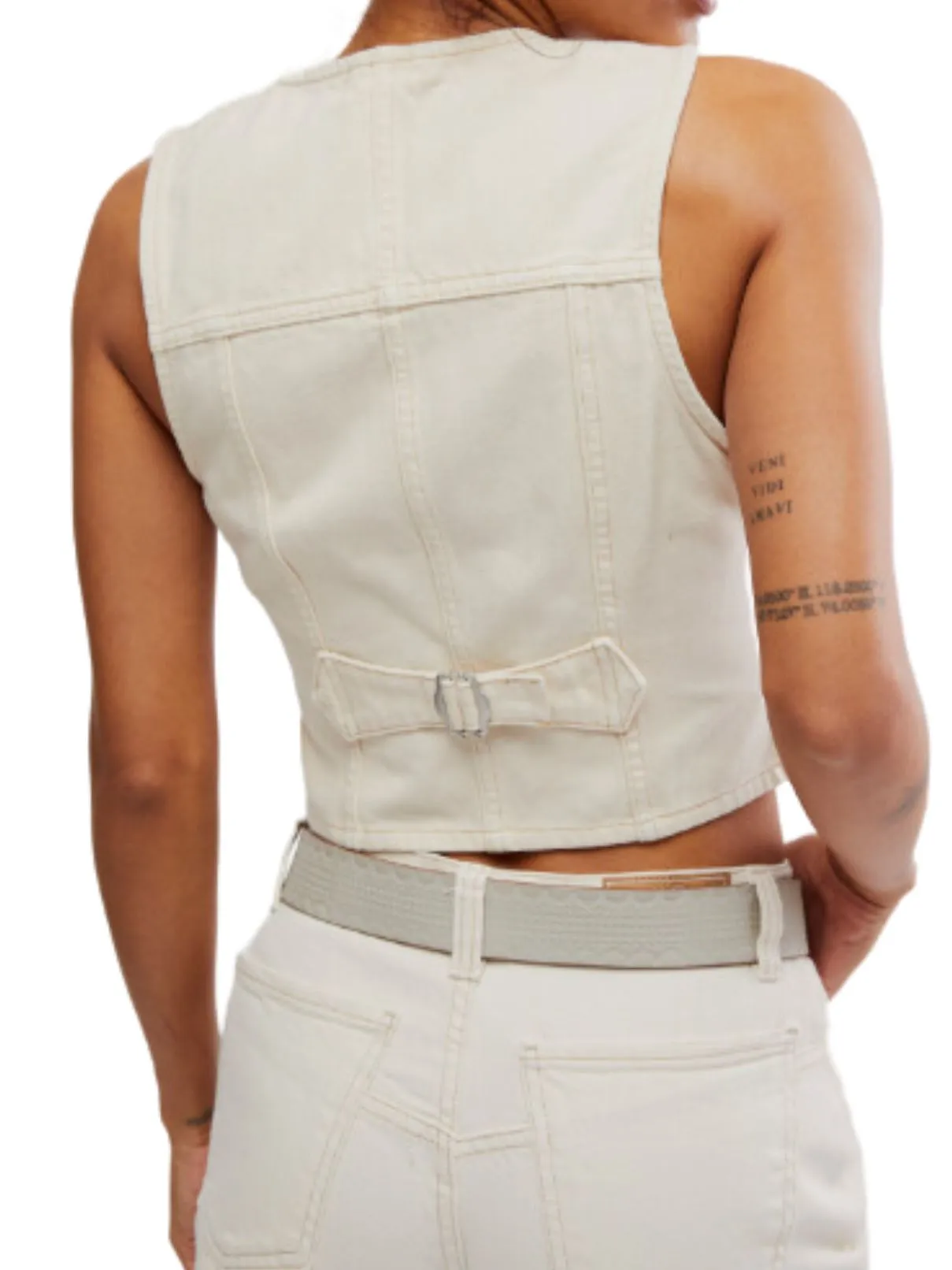 Free People Tate Denim Vest