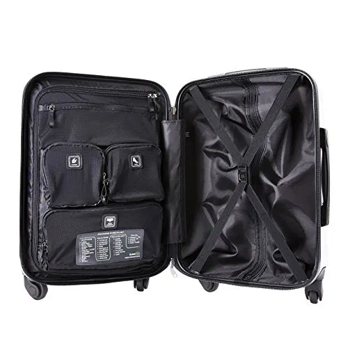 Genius Pack 2 Piece Aerial Hardside Lightweight Luggage Set 21