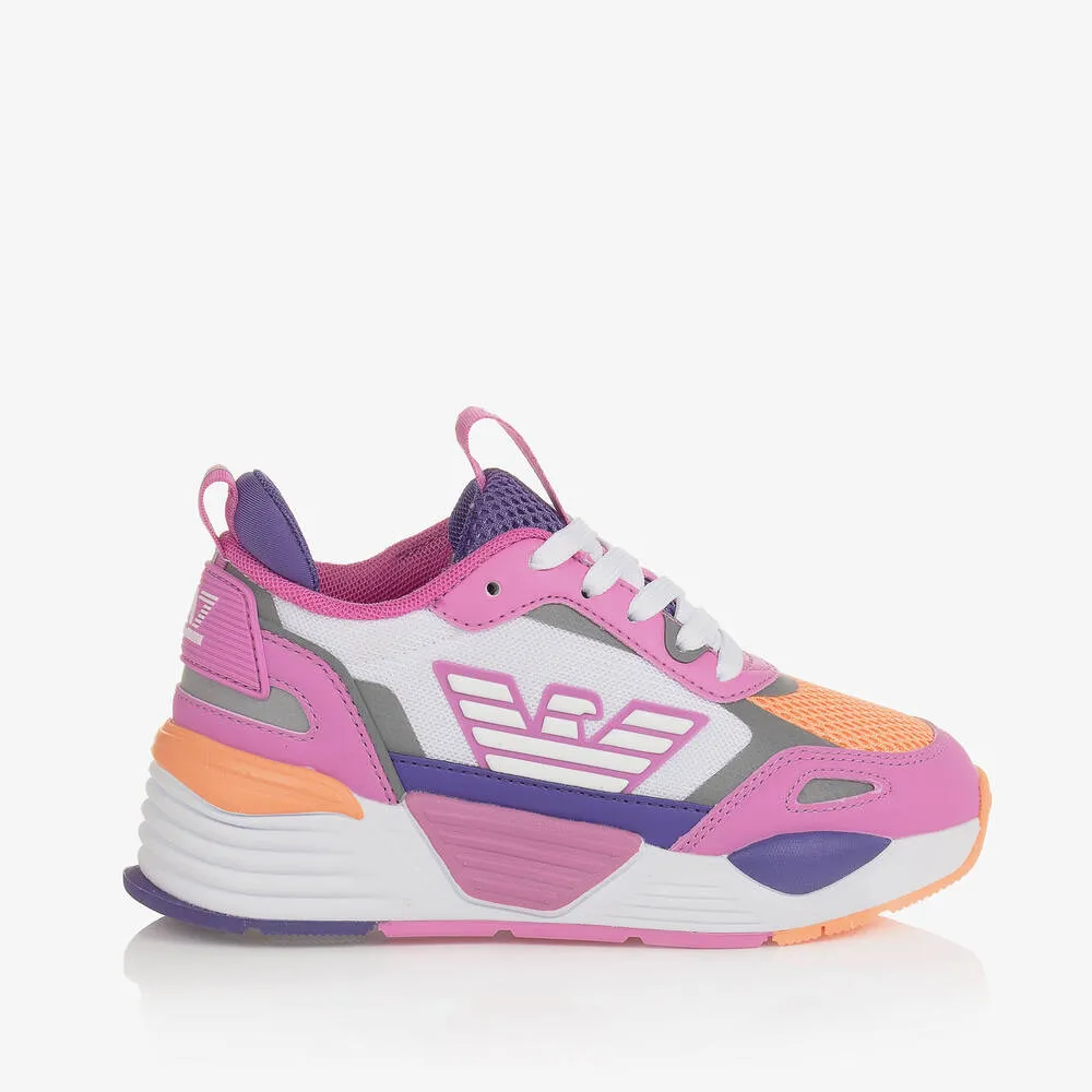 Girls Pink Ace Runner Trainers