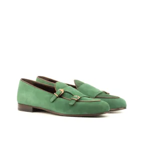 --Green Monk Slipper Shoe-