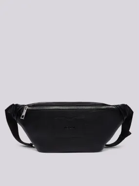 HAMMERED-EFFECT PU BELT BAG