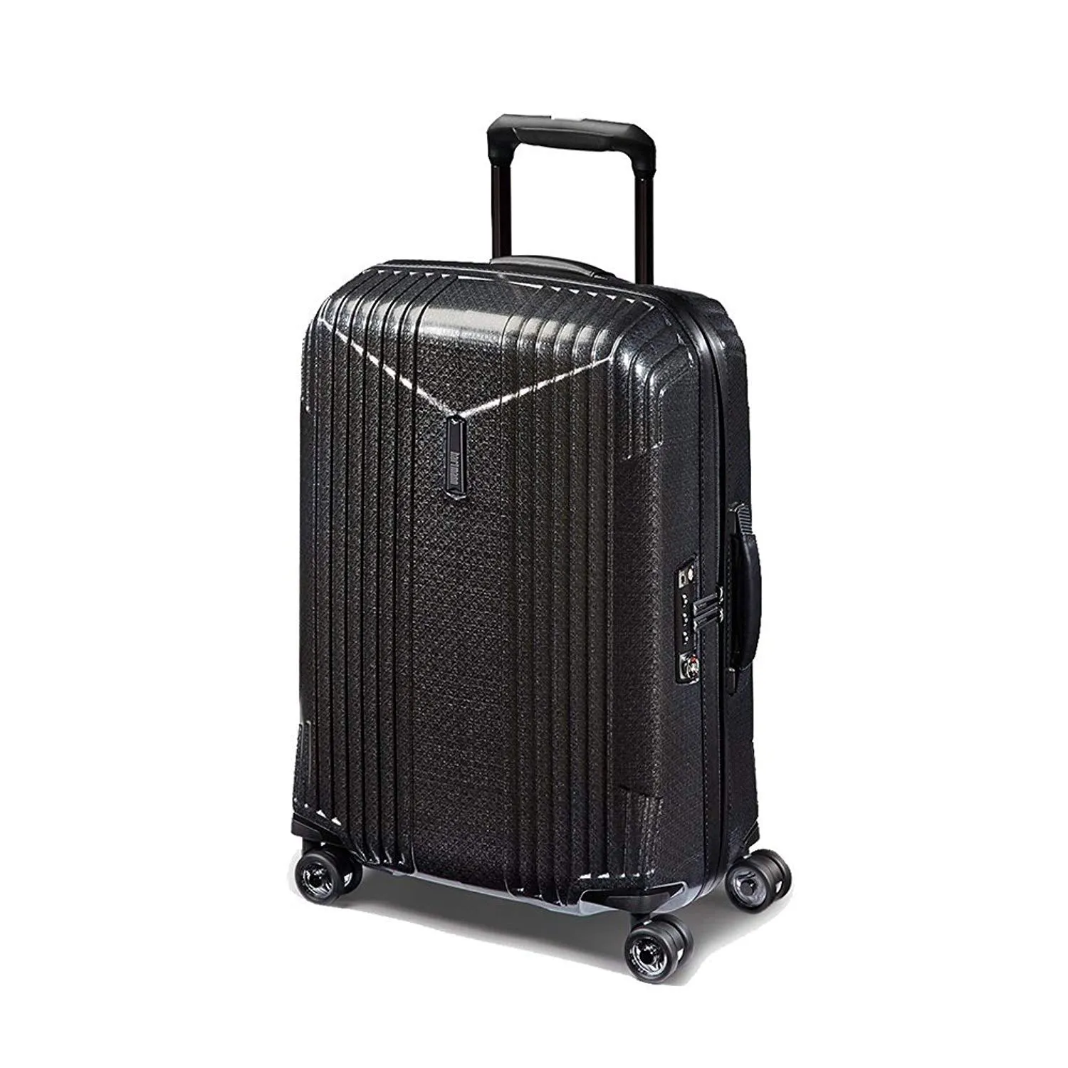 Hartmann 7R Small Spinner, Carry On Aluminum Luggage in Black