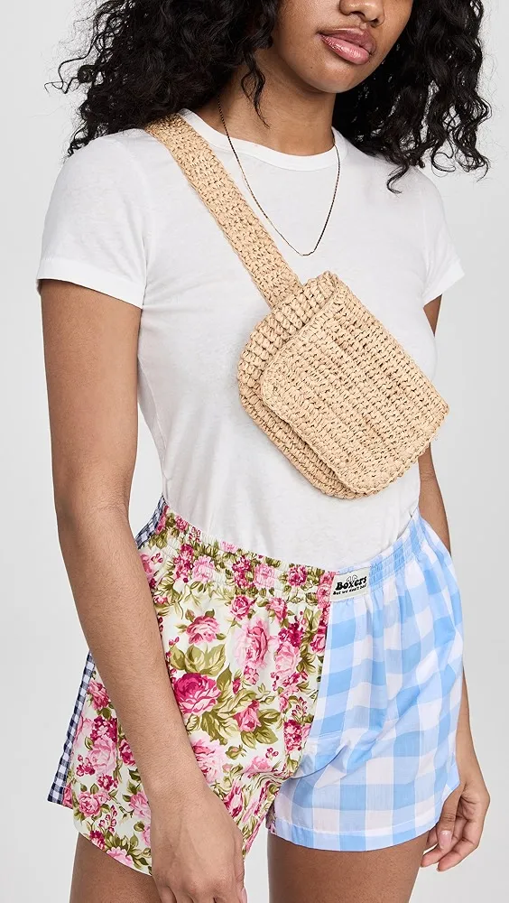 Hat Attack   Straw Belt Bag 