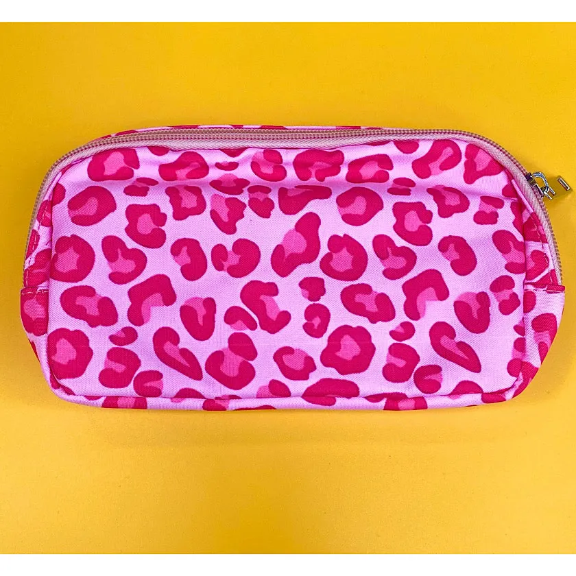 Hot Pink Cheetah Belt Bag