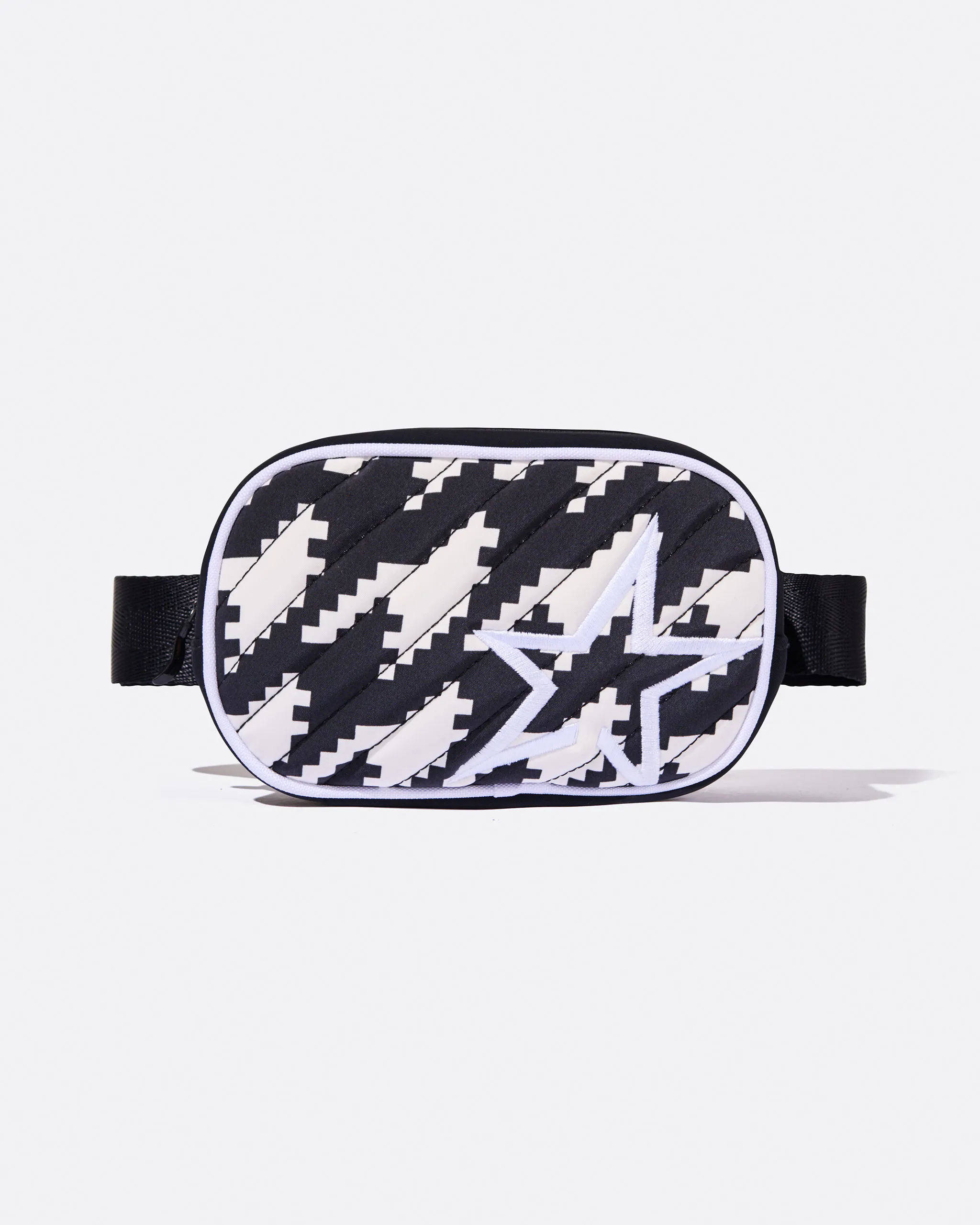 Houndstooth Star Belt Bag