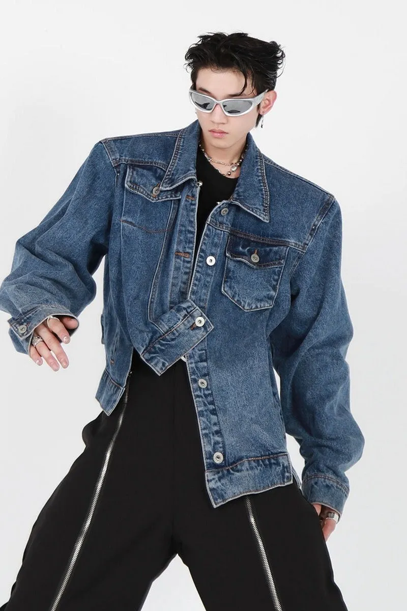 Irregular Denim Jacket