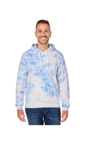 J America 8861JA Adult Tie-Dye Pullover Hooded Sweatshirt