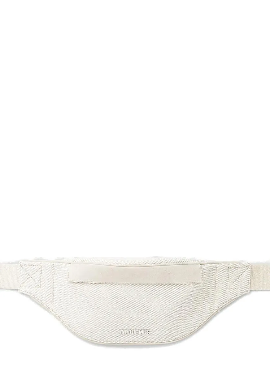 Jacquemus Logo Lettering Zipped Belt Bag