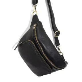 JOY SUSAN RORY SLING-BELT BAG BLACK