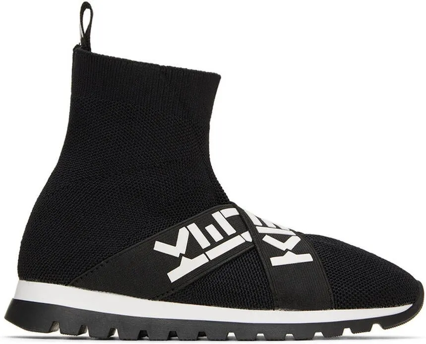 Kenzo Kids Black Sock Sneakers