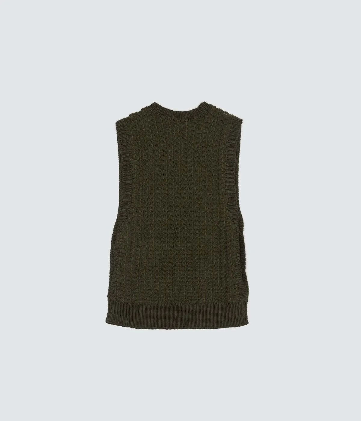 Knit Vest - Olive