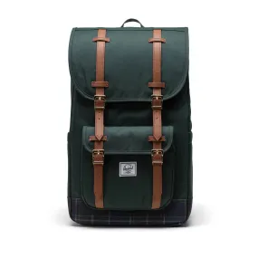 Little America Backpack (Darkest Spruce + Winter Plaid)