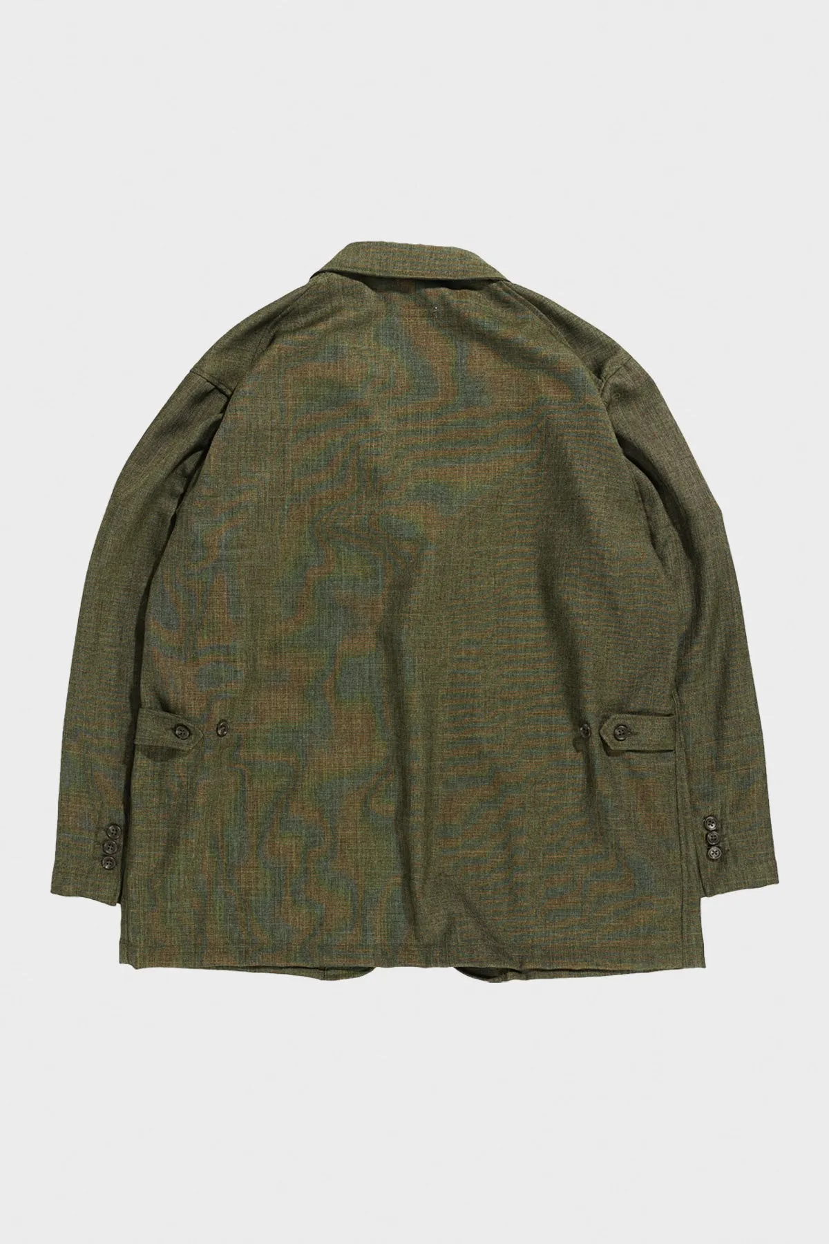 Loiter Jacket - Olive Polyester Sharkskin