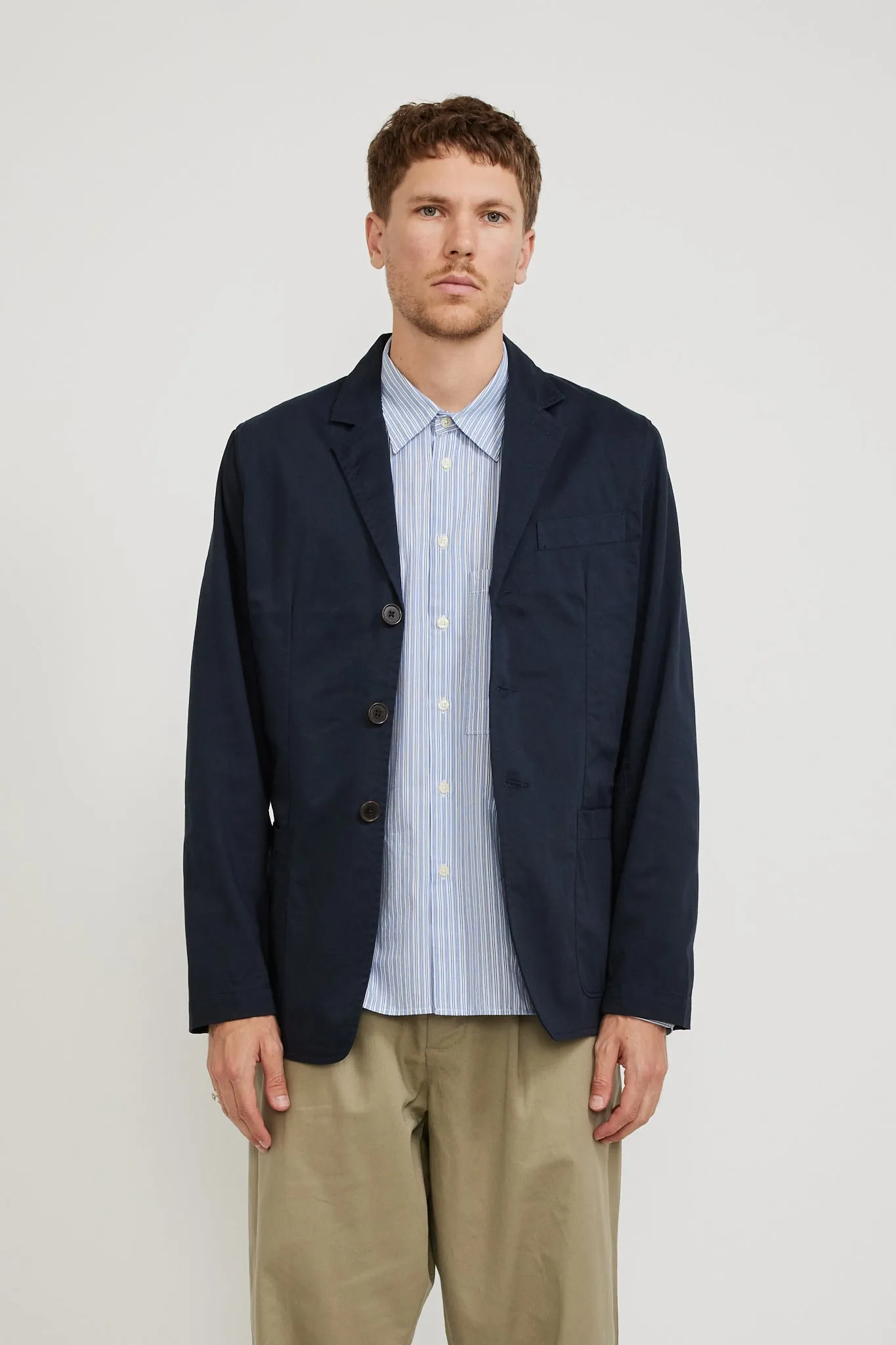 London Jacket Navy Twill