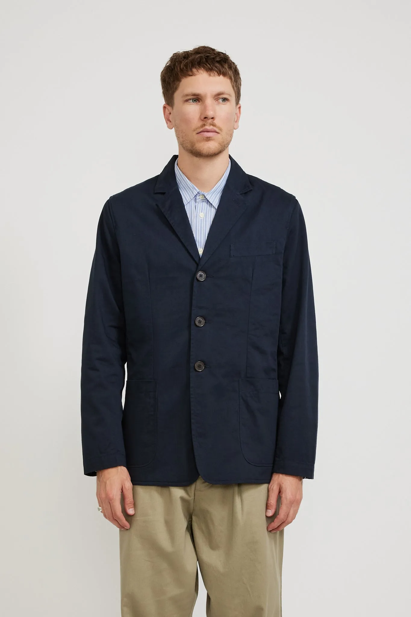 London Jacket Navy Twill