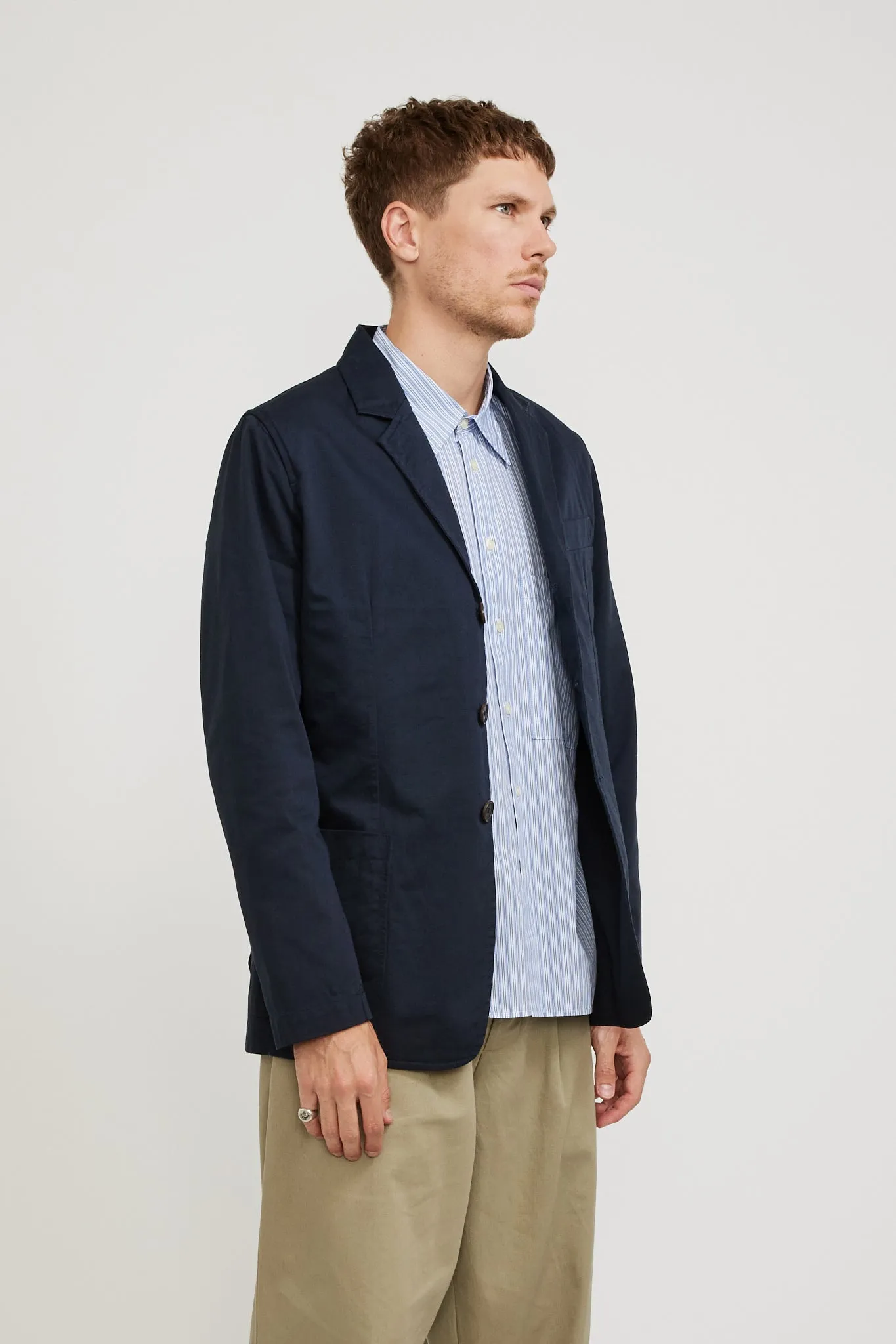 London Jacket Navy Twill