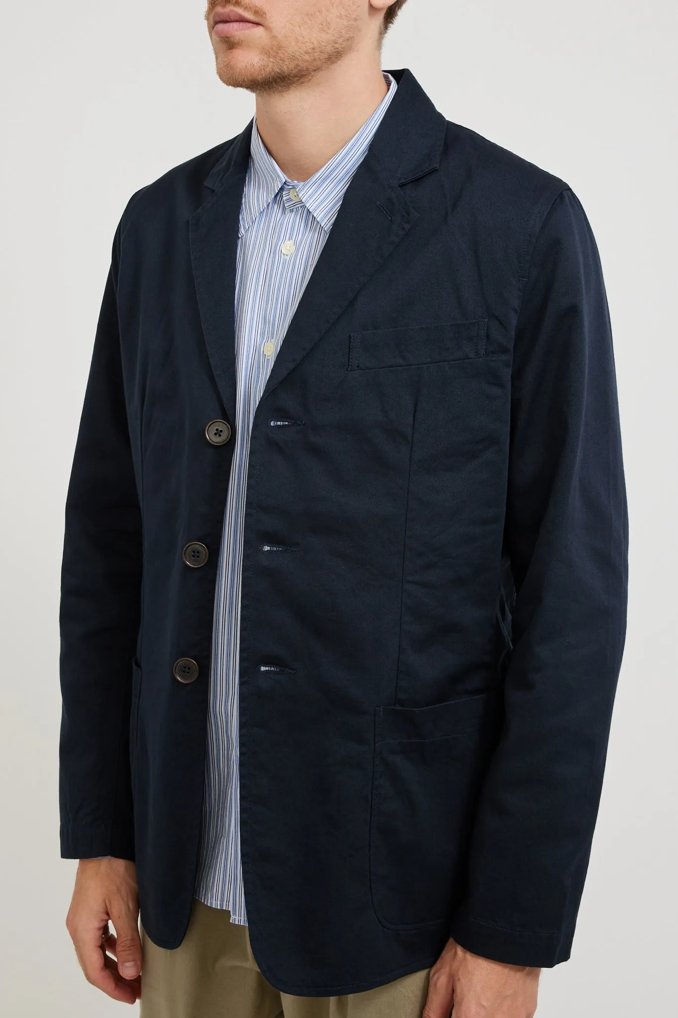 London Jacket Navy Twill