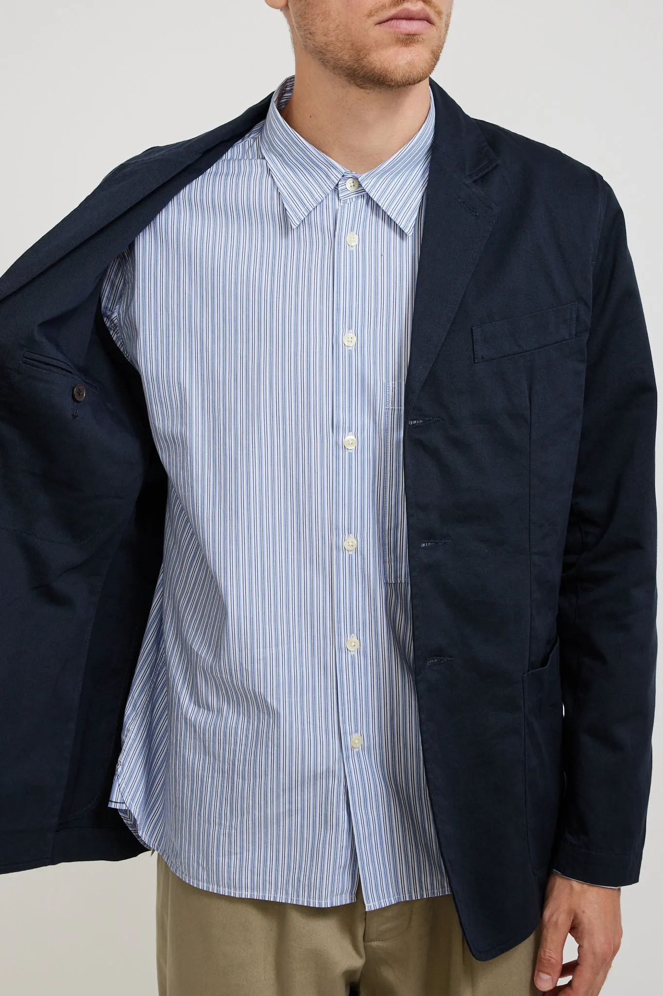 London Jacket Navy Twill