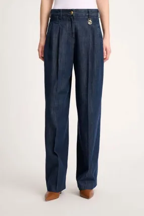 Luisa Spagnoli ONCIA DENIM TROUSERS