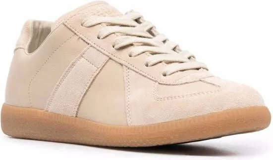 Maison Margiela Replica low-top leather sneakers Neutrals