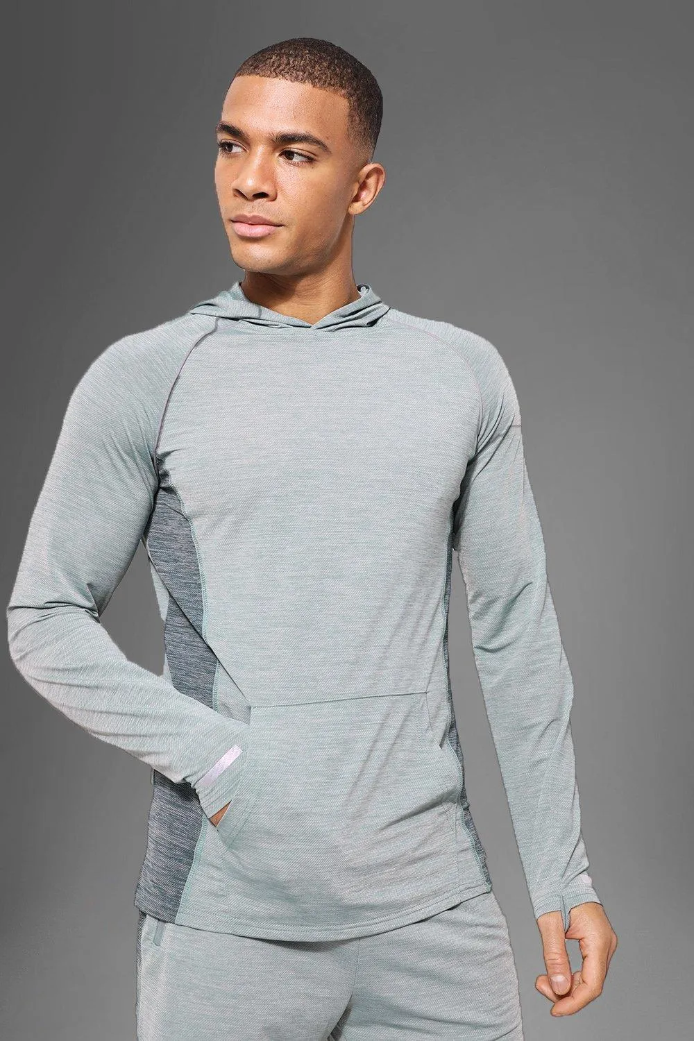 Man Active Gym Lightweight Performance Hoodie | boohooMAN UK