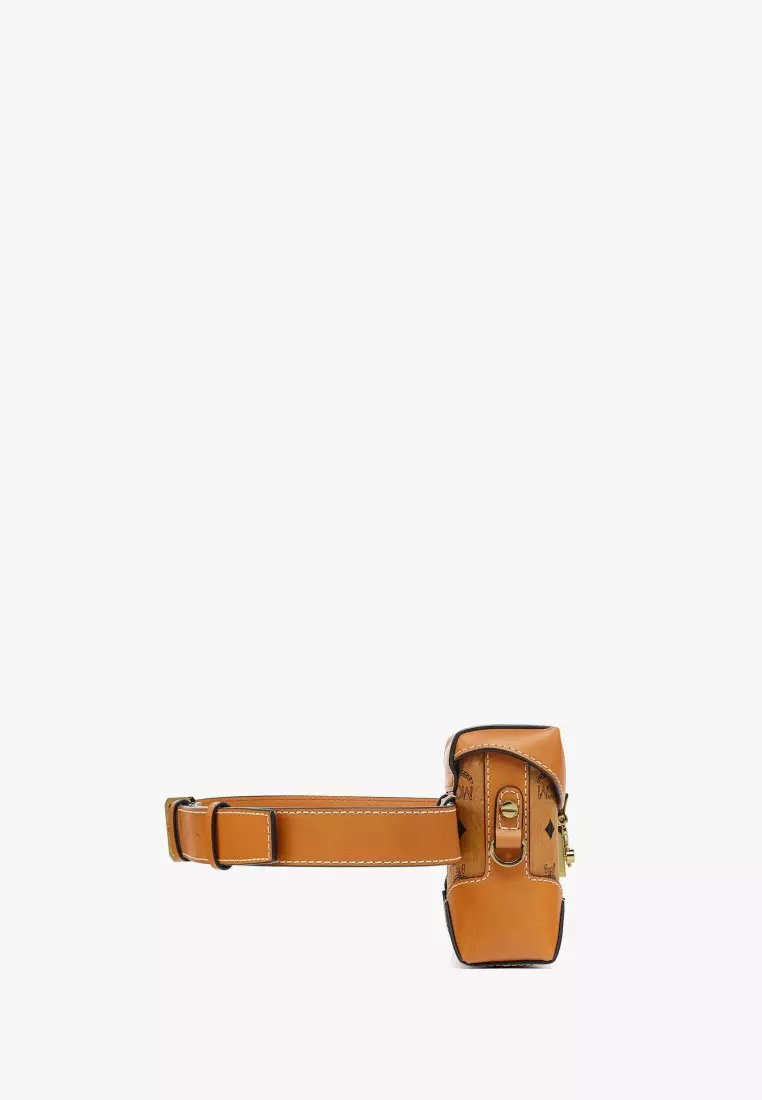 MCM Valentine’s Day Tracy Belt Bag in Visetos