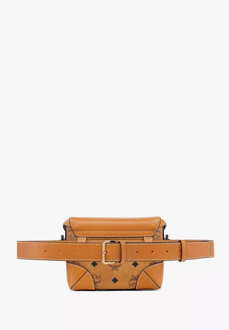 MCM Valentine’s Day Tracy Belt Bag in Visetos