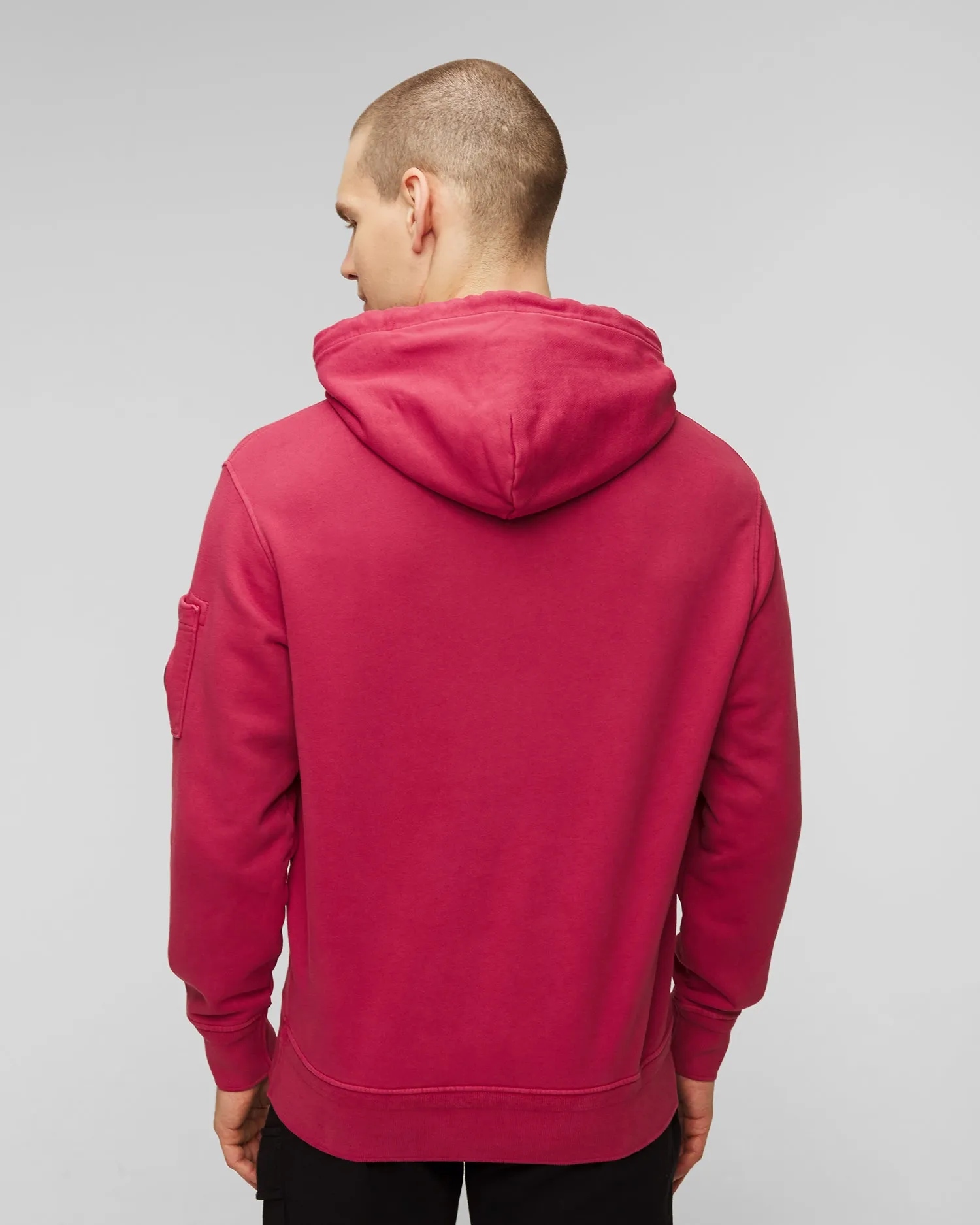 Men's pink hoodie C.P. Company 16cmss099a110044r-577