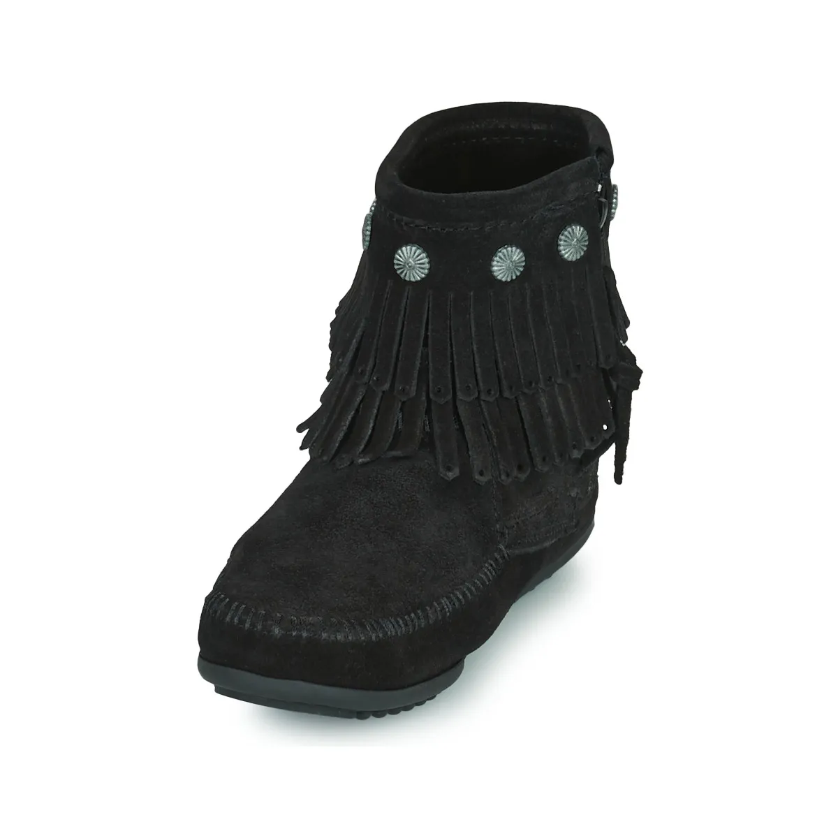 Minnetonka DOUBLE FRINGE SIDE ZIP BOOT