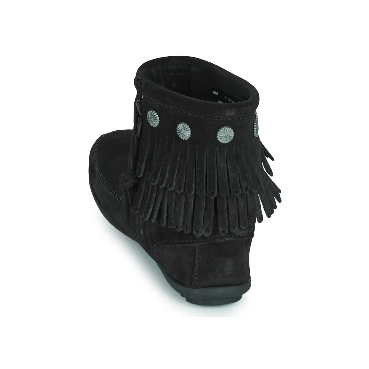 Minnetonka DOUBLE FRINGE SIDE ZIP BOOT