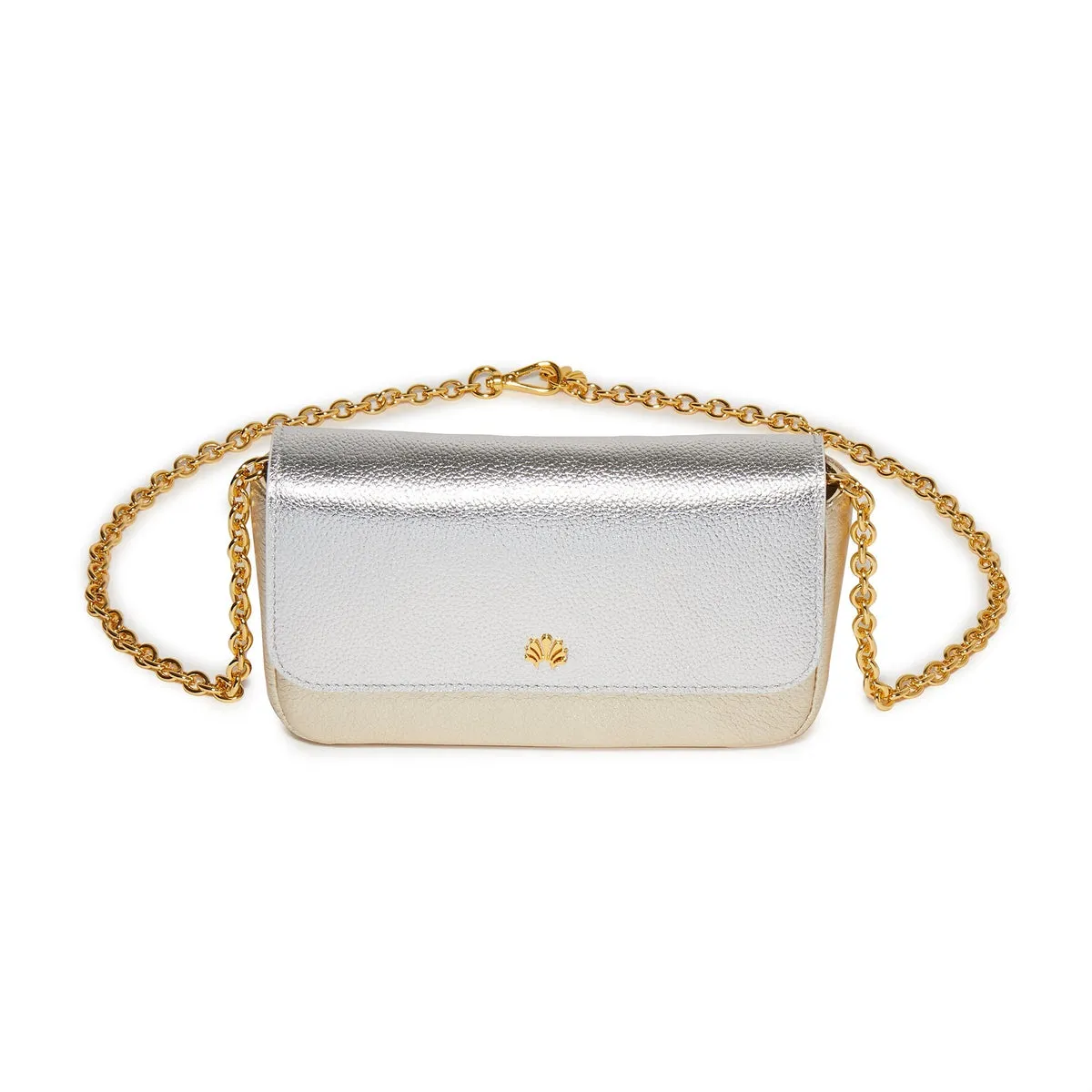 MIXED METALLIC BELEN COLORBLOCK BELT BAG